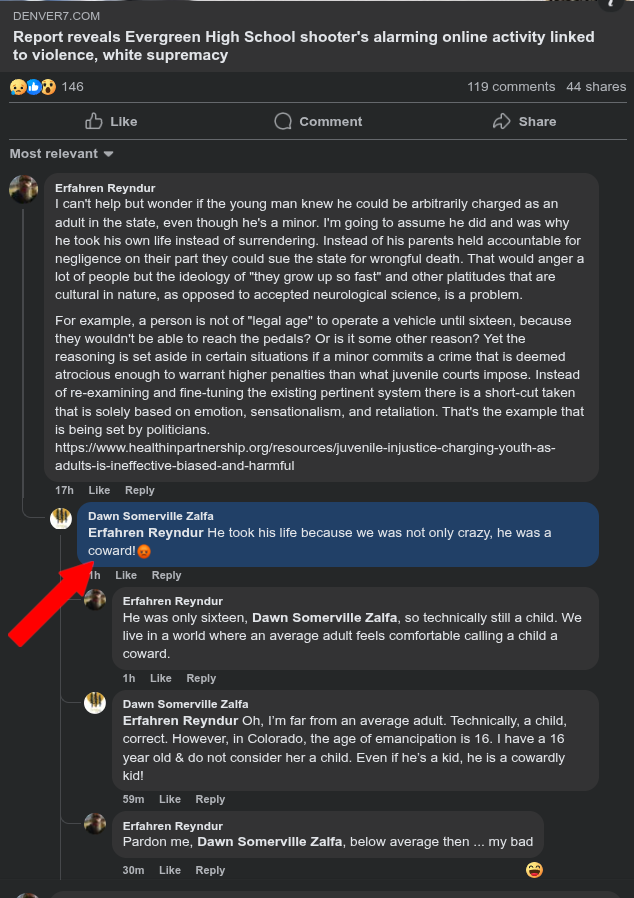 Dawn Zalfa's comment